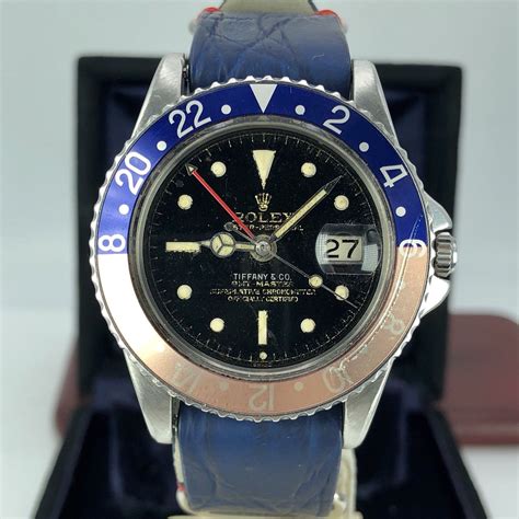 rolex gmt master 1675 tiffany|rolex tiffany dial watch.